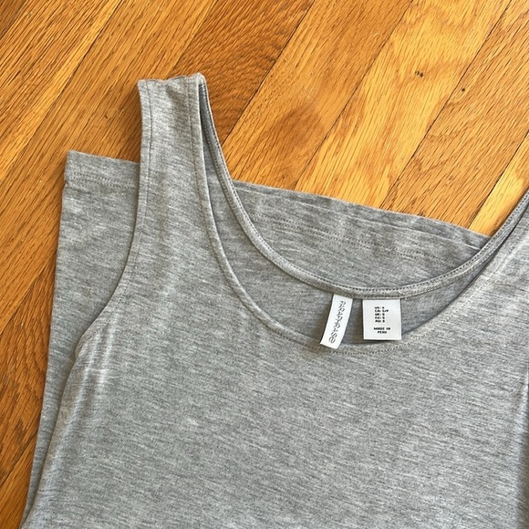 NWT Paraphrase Size S Gray Heathered Modal Stretch Layering Tank Top - Picture 11 of 11